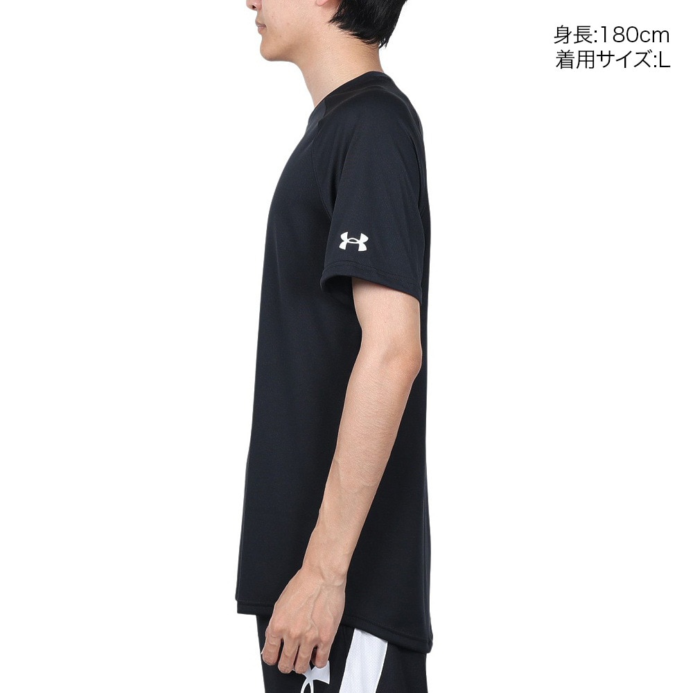 アンダーアーマー（UNDER ARMOUR）（メンズ）バスケットボールウェアロングショット 半袖Tシャツ 2.0 1371938 001 速乾