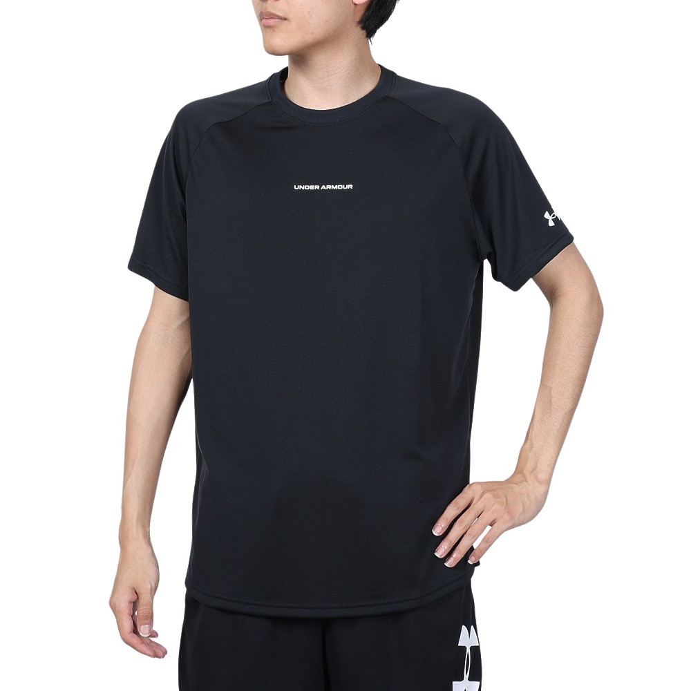 アンダーアーマー（UNDER ARMOUR）（メンズ）バスケットボールウェアロングショット 半袖Tシャツ 2.0 1371938 001