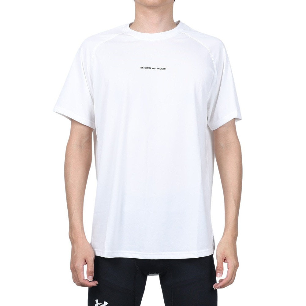アンダーアーマー（UNDER ARMOUR）（メンズ）バスケットボールウェア ロングショット 半袖Tシャツ 2.0 1371938 100 速乾