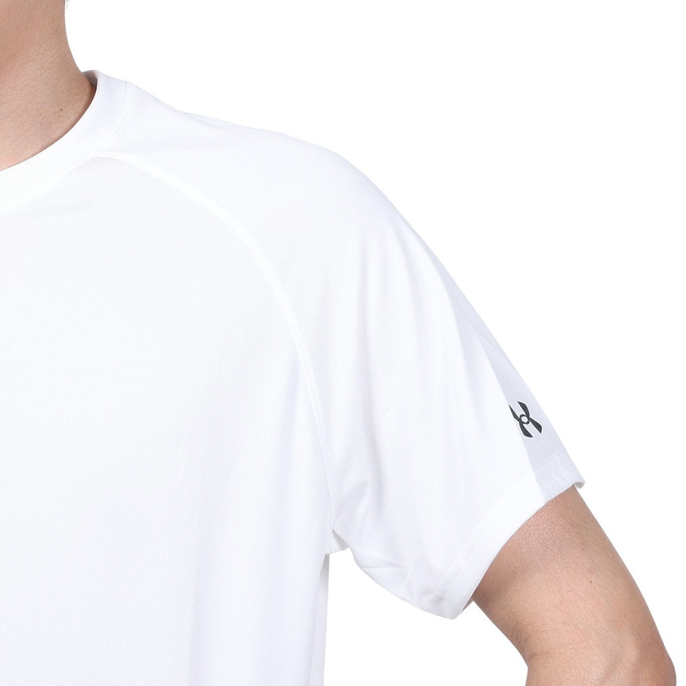 アンダーアーマー（UNDER ARMOUR）（メンズ）バスケットボールウェア ロングショット 半袖Tシャツ 2.0 1371938 100 速乾