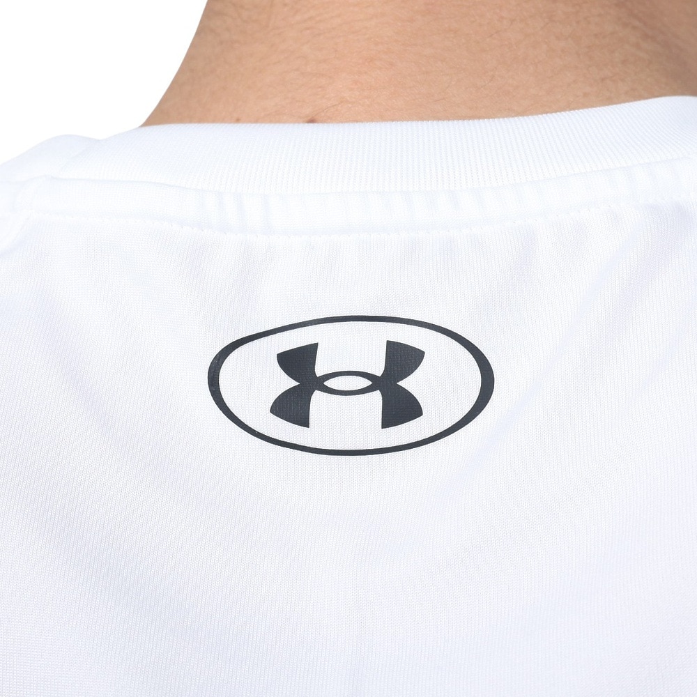 アンダーアーマー（UNDER ARMOUR）（メンズ）バスケットボールウェア ロングショット 半袖Tシャツ 2.0 1371938 100 速乾