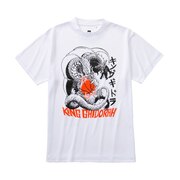 エックスティーエス（XTS）（メンズ、レディース）バスケTシャツ 半袖 キングギドラ 白 バスケットウェア GS-005