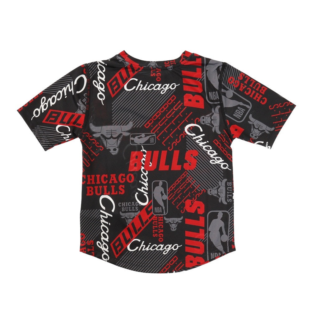 エヌビーエー（NBA）（キッズ）バスケットボールウェア ジュニア ブルズプリントTシャツ PK2B3FEEU BULLS