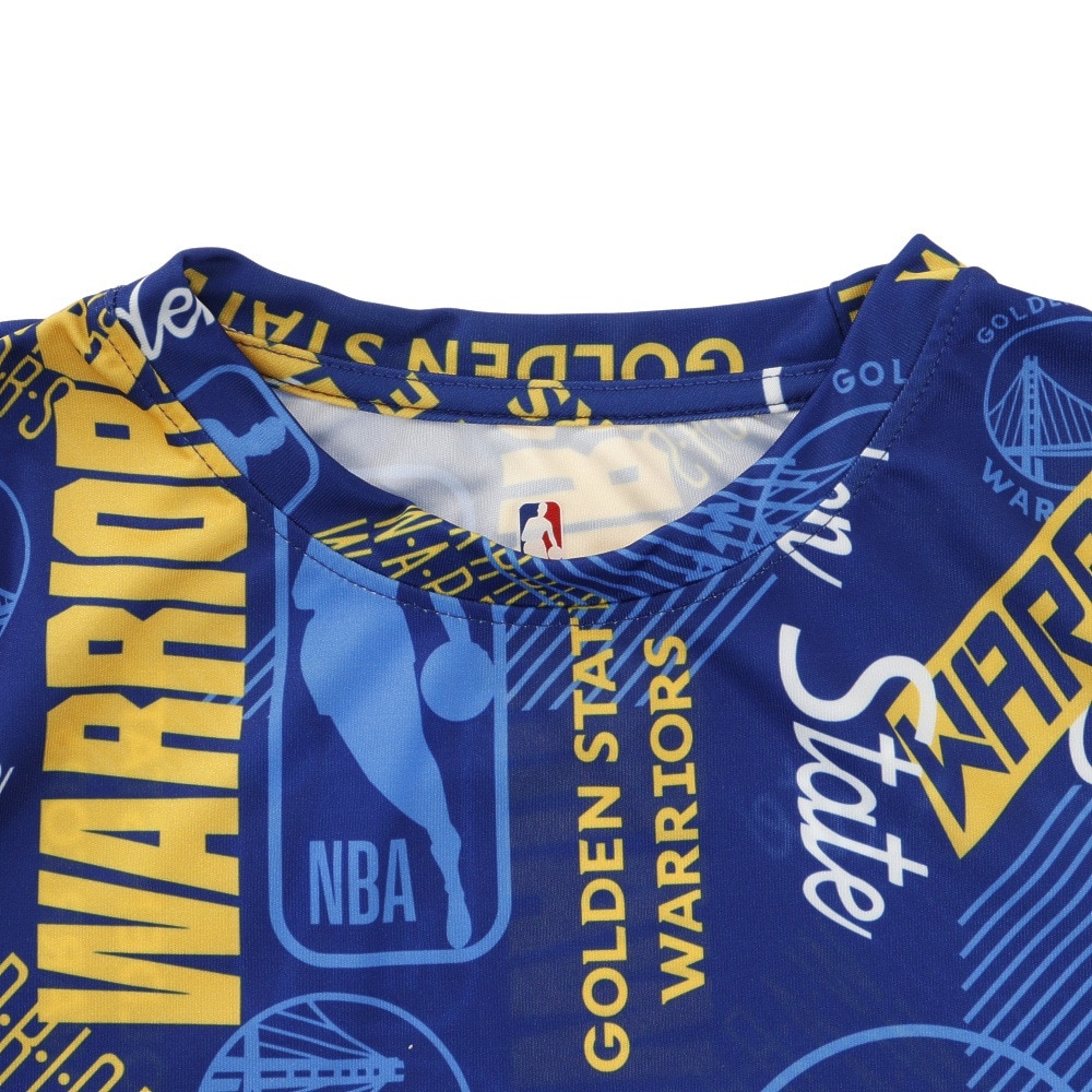 エヌビーエー（NBA）（キッズ）バスケットボールウェア ジュニア ウォリアーズ プリント Tシャツ PK2B3FEEU WARRIORS NBA