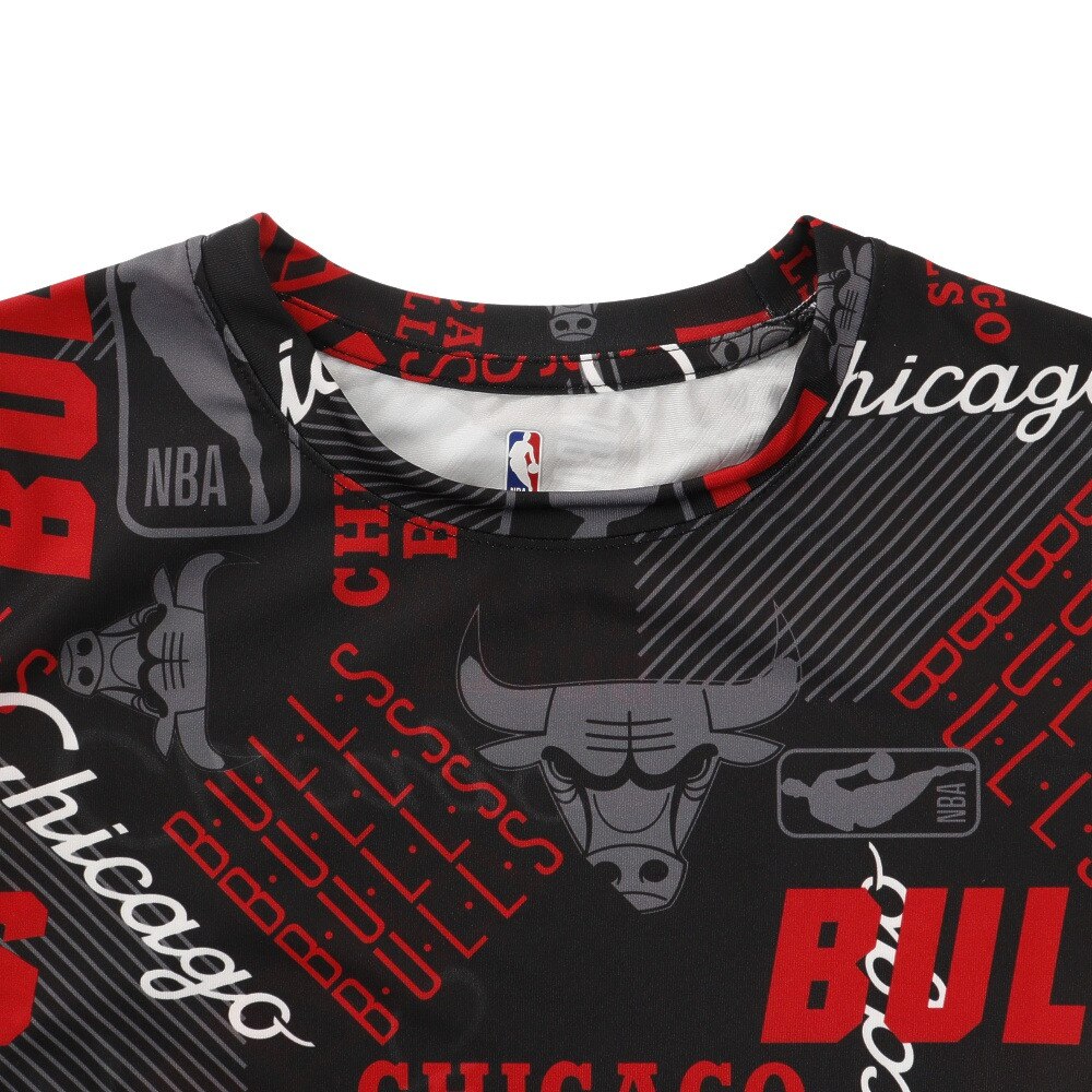 エヌビーエー（NBA）（キッズ）バスケットボールウェア ジュニア ブルズ プリント Tシャツ PK2B3FEEU-BULLS