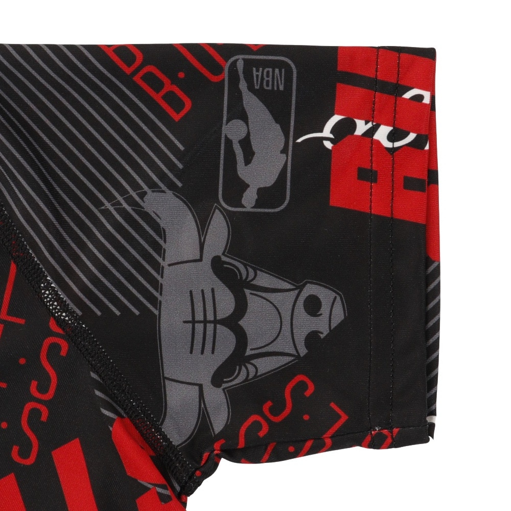 エヌビーエー（NBA）（キッズ）バスケットボールウェア ジュニア ブルズ プリント Tシャツ PK2B3FEEU-BULLS