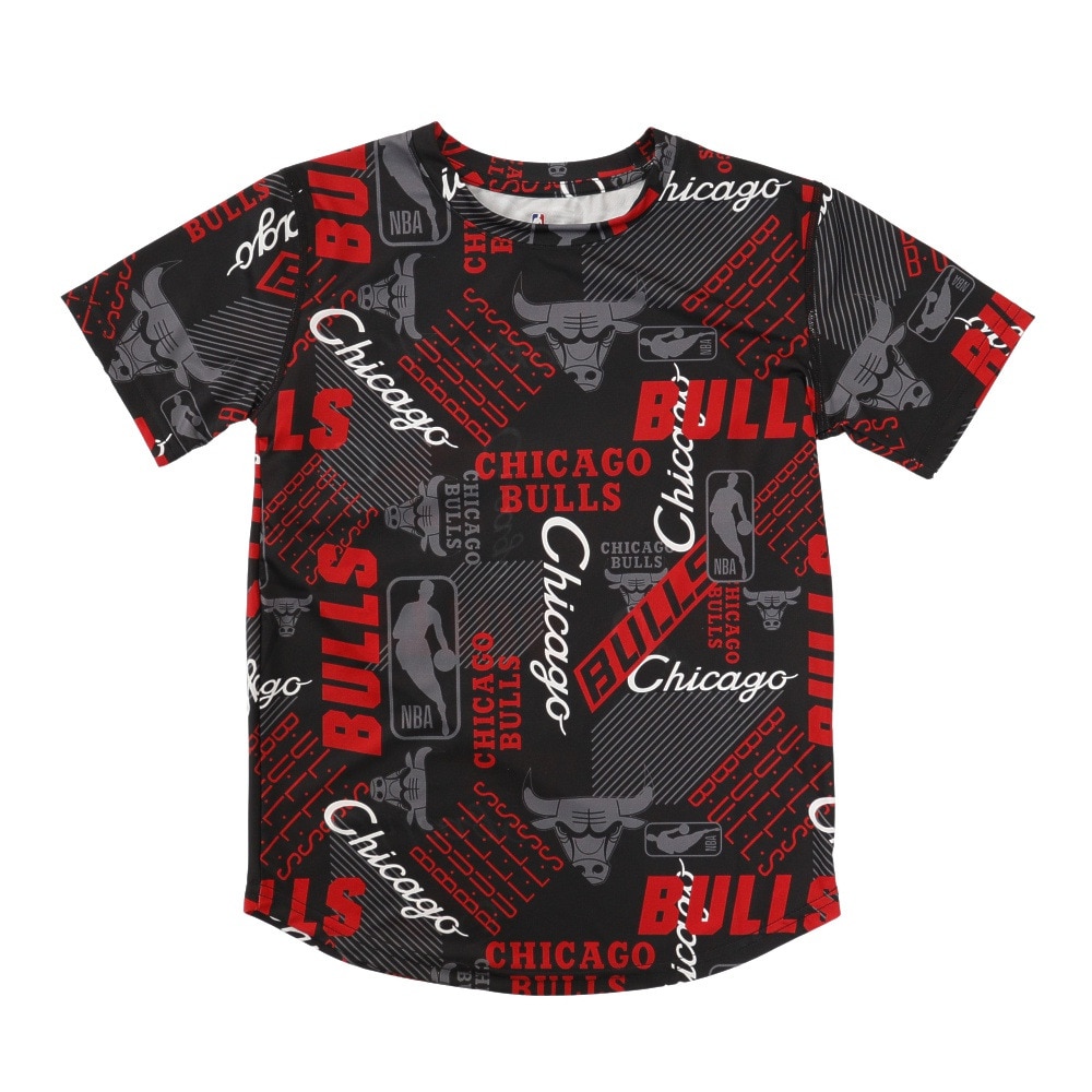 エヌビーエー（NBA）（キッズ）バスケットボールウェア ジュニア ブルズ プリント Tシャツ PK2B3FEEU-BULLS