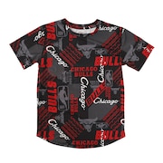 エヌビーエー(NBA)(キッズ)バスケットボールウェア ジュニア ブルズ プリント Tシャツ PK2B3FEEU-BULLS