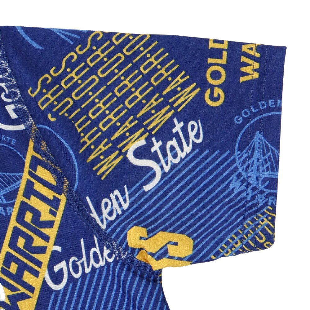 エヌビーエー（NBA）（キッズ）バスケットボールウェア ジュニア ウォリアーズ プリント Tシャツ PK2B3FEEU-WARRIORS NBA
