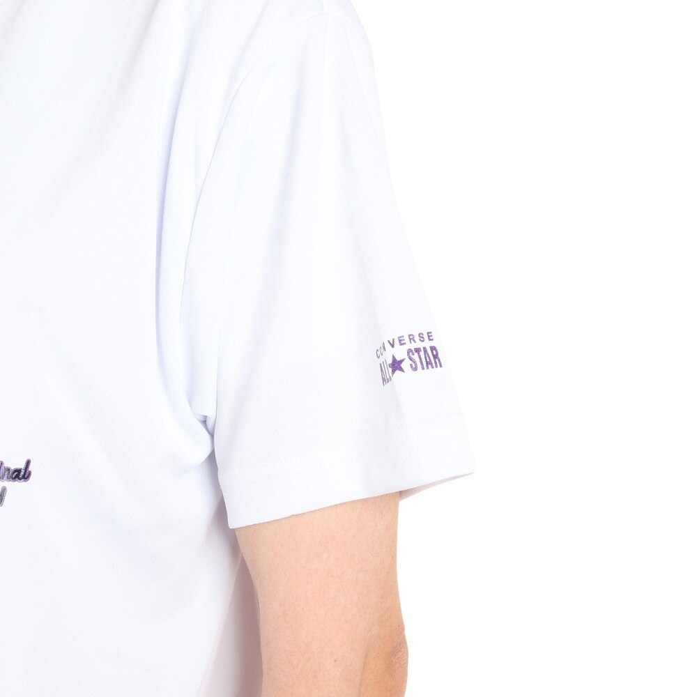 コンバース（CONVERSE）（メンズ）バスケットボールウェア プリントTシャツ CB221360-1100