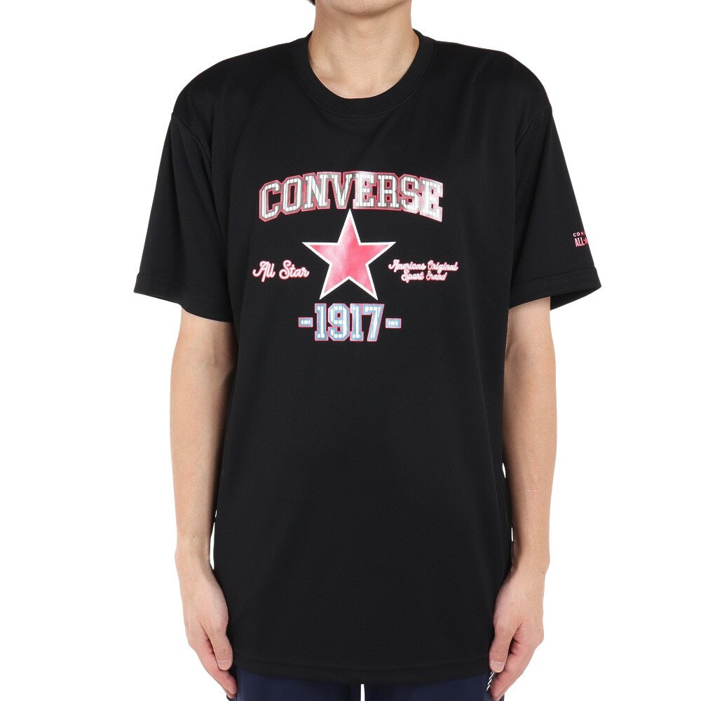 コンバース（CONVERSE）（メンズ）バスケットボールウェア プリントTシャツ CB221360-1900