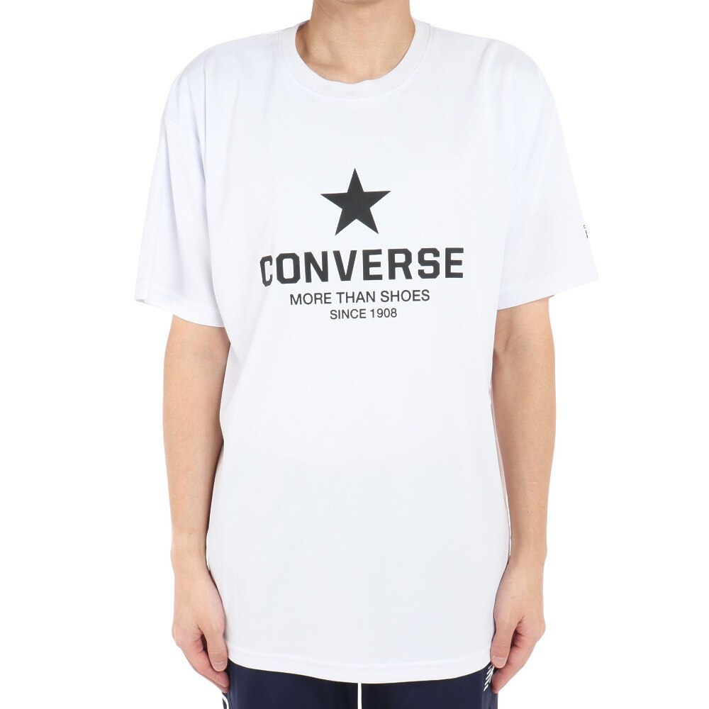 コンバース（CONVERSE）（メンズ）バスケットボールウェア プリントTシャツ CB221358-1100