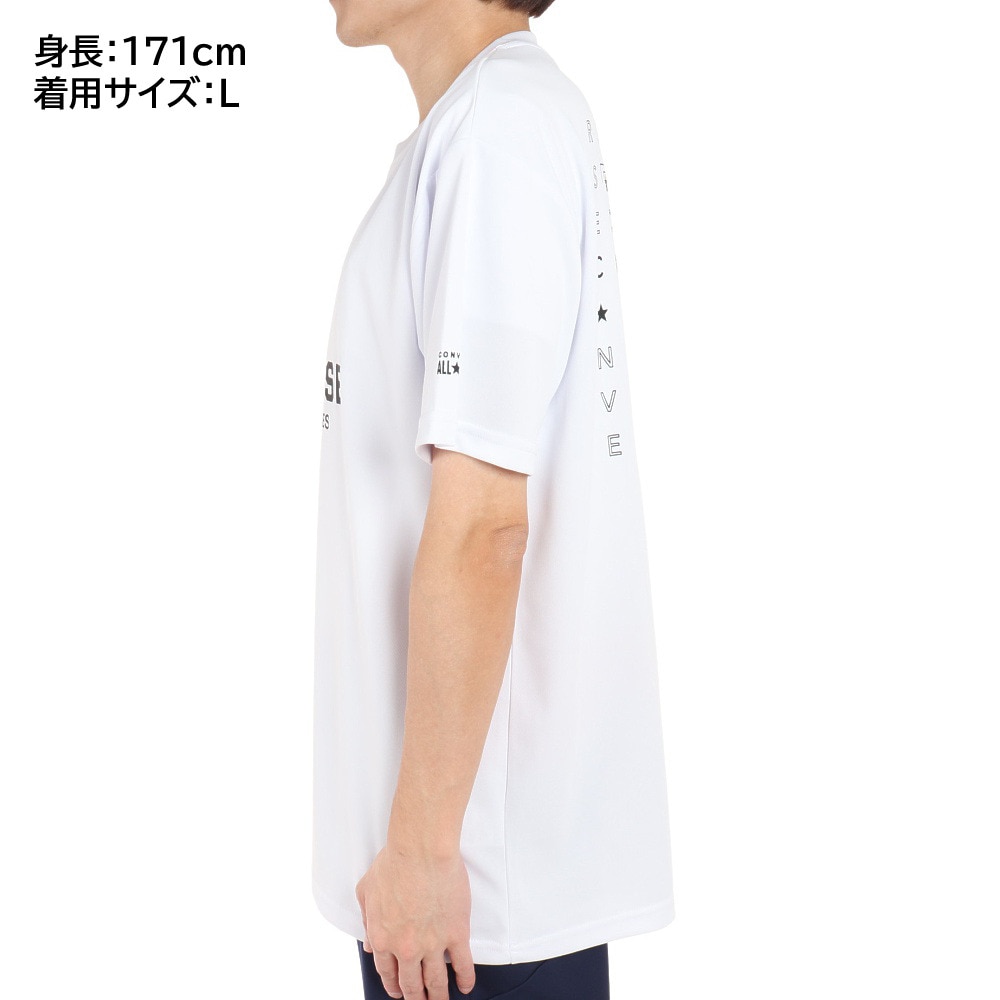 コンバース（CONVERSE）（メンズ）バスケットボールウェア プリントTシャツ CB221358-1100