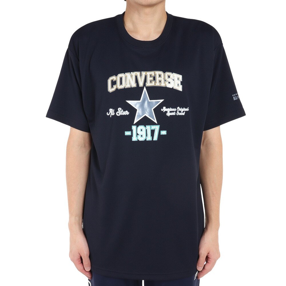 コンバース（CONVERSE）（メンズ）バスケットボールウェア プリントTシャツ CB221360-2900