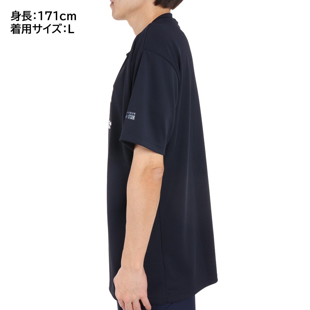 コンバース（CONVERSE）（メンズ）バスケットボールウェア プリントTシャツ CB221360-2900