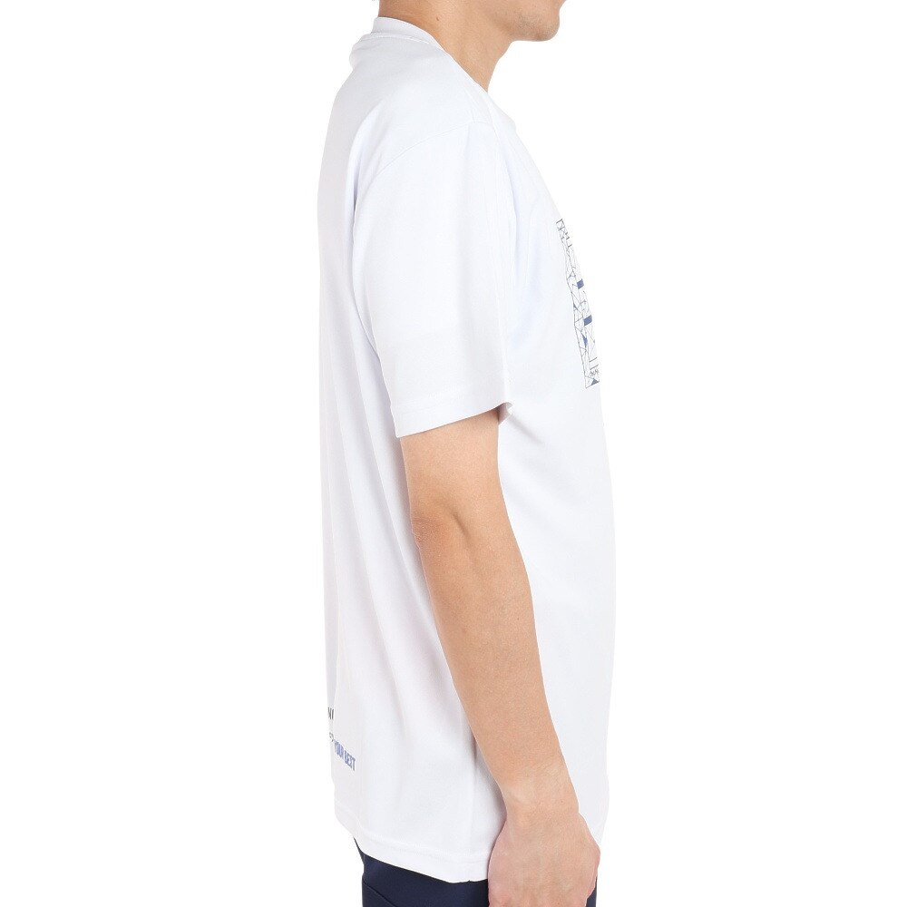 コンバース（CONVERSE）（メンズ）バスケットボールウェア プリント半袖Tシャツ CB221369-1100