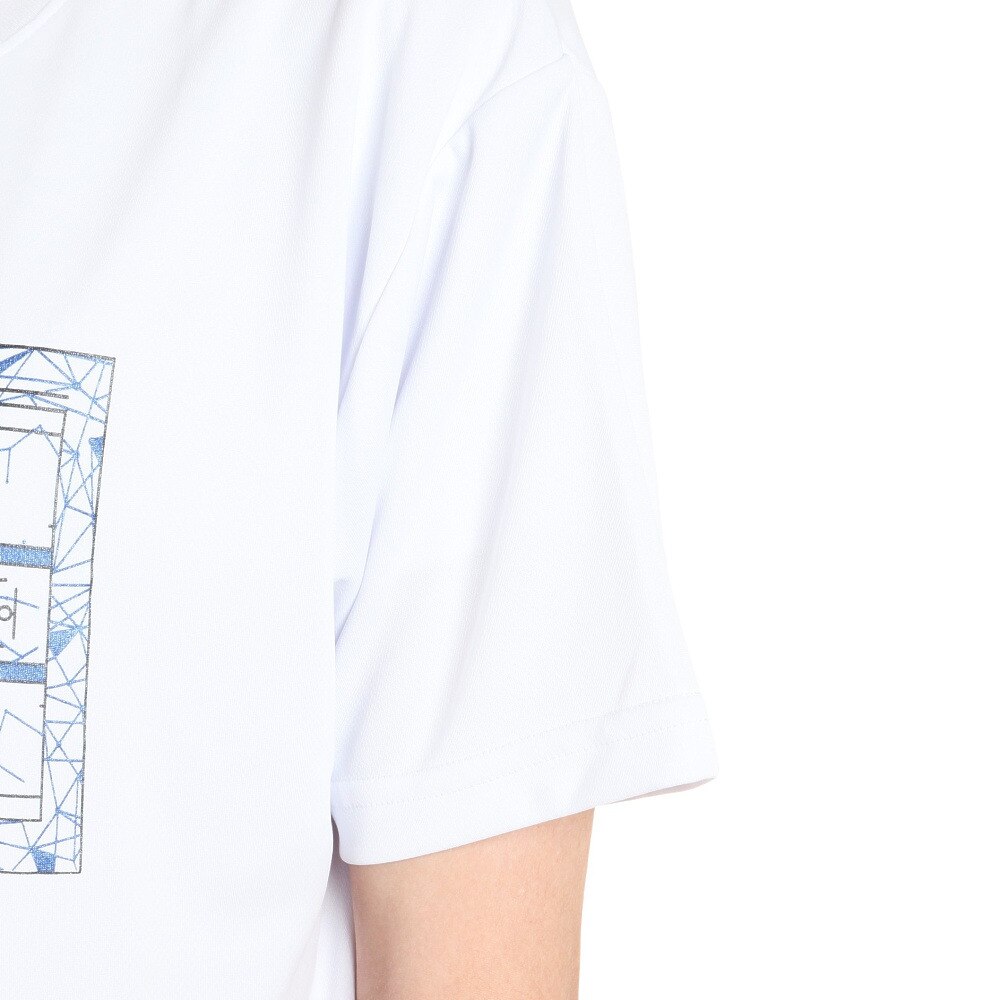 コンバース（CONVERSE）（メンズ）バスケットボールウェア プリント半袖Tシャツ CB221369-1100