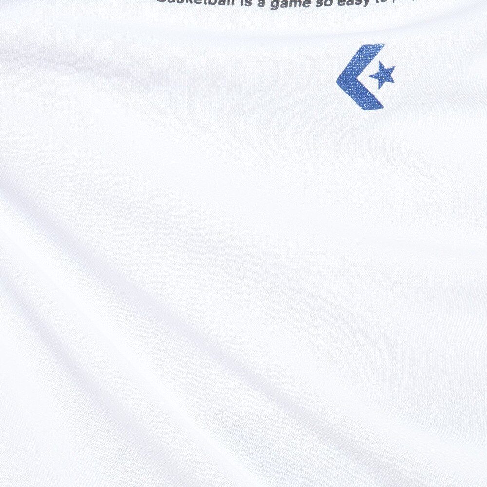 コンバース（CONVERSE）（メンズ）バスケットボールウェア プリント半袖Tシャツ CB221369-1100