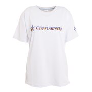 コンバース（CONVERSE）（レディース）バスケットボールウェア プリントTシャツ CB321351-1100