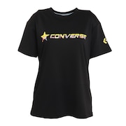 コンバース（CONVERSE）（レディース）バスケットボールウェア プリントTシャツ CB321351-1900