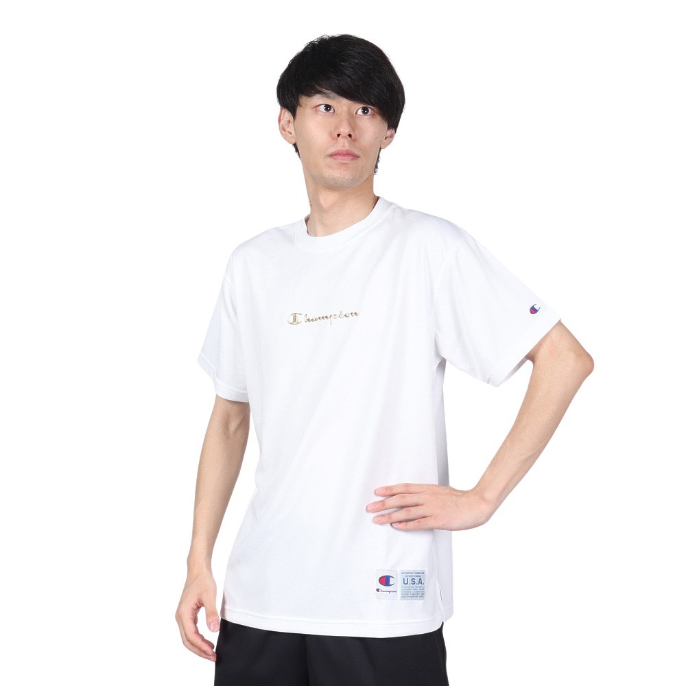 チャンピオン｜チャンピオン（CHAMPION）（メンズ）バスケットボールウェア ショートスリーブTシャツ CAGERS C3-VB356 010  スポーツ用品はスーパースポーツゼビオ