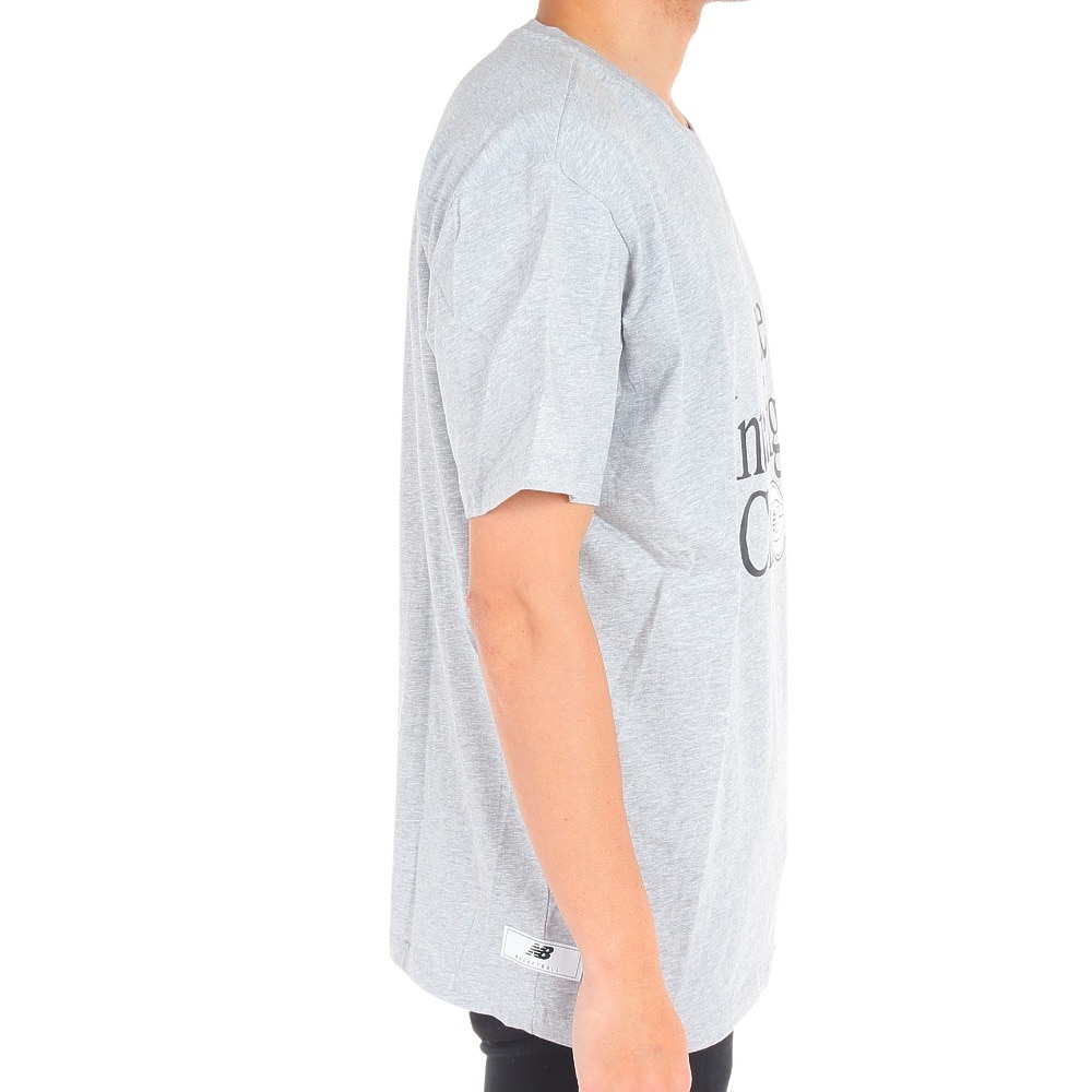 ニューバランス（new balance）（メンズ）バスケットボールウェア NB Hoops Essential 半袖Ｔシャツ MT13586AG