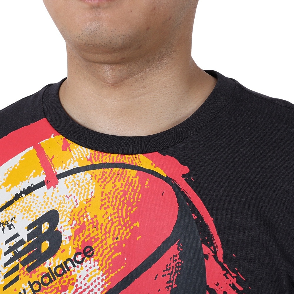 ニューバランス（new balance）（メンズ）バスケットボールウェア Merged Era 半袖Tシャツ MT21595PHM
