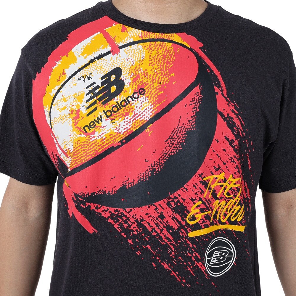 ニューバランス（new balance）（メンズ）バスケットボールウェア Merged Era 半袖Tシャツ MT21595PHM