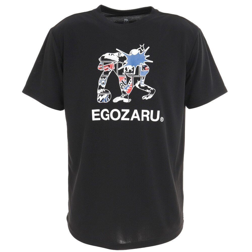 エゴザル（EGOZARU）（メンズ）バスケットボールウェア アメコミロゴTシャツ EZST-S2201-012