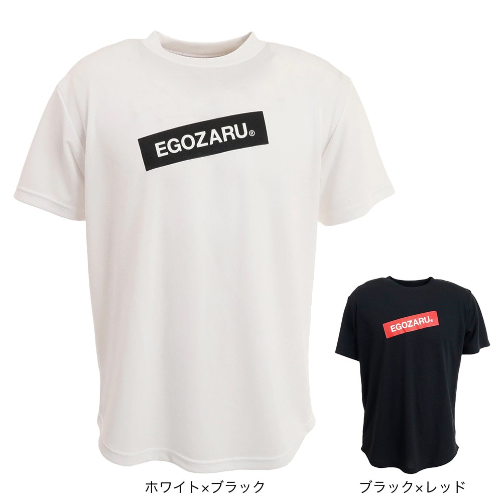 エゴザル（EGOZARU）（メンズ）バスケットボールウェア スティックロゴTシャツ EZST-S2210-025