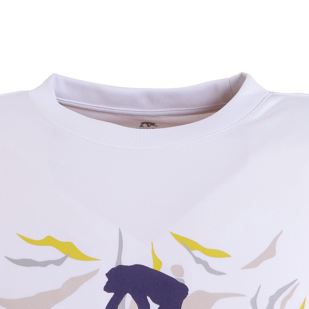 エゴザル（EGOZARU）（メンズ）バスケットボールウェア ナローリーフロゴTシャツ EZST-S2240-025