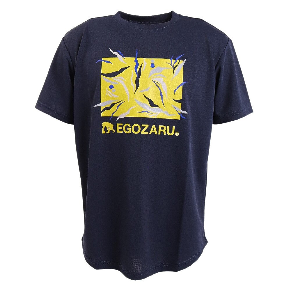 エゴザル（EGOZARU）（メンズ）バスケットボールウェア ナローリーフボックスTシャツ EZST-S2241-004