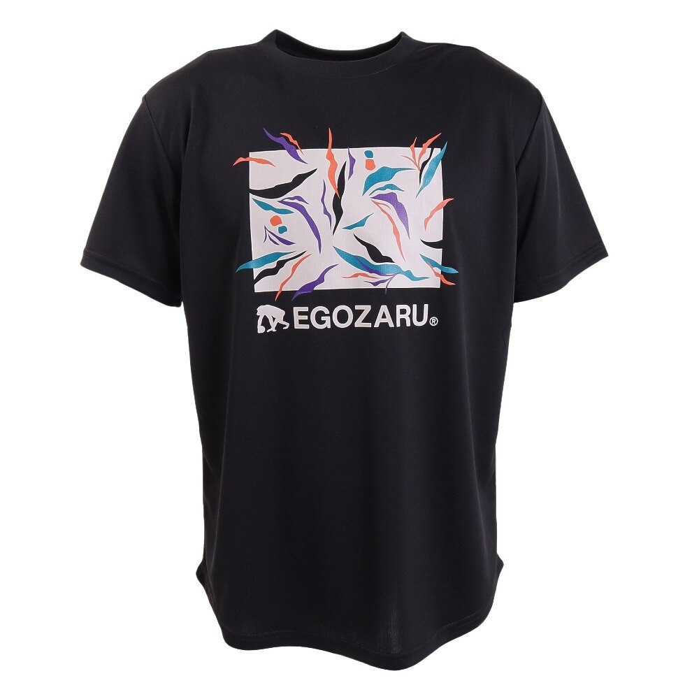 エゴザル（EGOZARU）（メンズ）バスケットボールウェア ナローリーフボックスTシャツ EZST-S2241-012