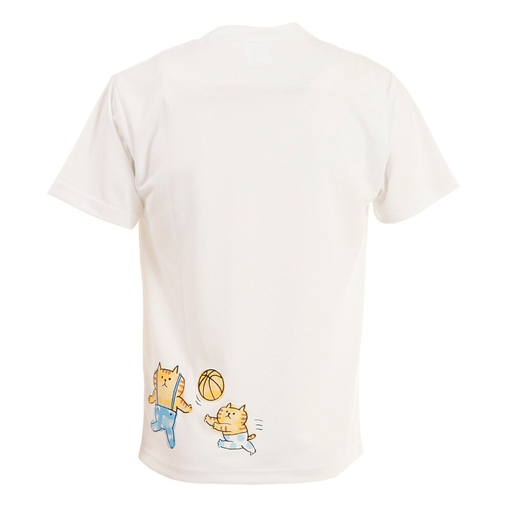 マインドウェイブ（MIND WAVE）（メンズ）バスケットボール ウェア UVカット ごろごろにゃんすけ バスケ Tシャツ CT0212001 吸汗速乾