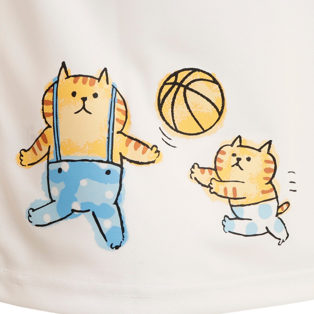 マインドウェイブ（MIND WAVE）（メンズ）バスケットボール ウェア UVカット ごろごろにゃんすけ バスケ Tシャツ CT0212001 吸汗速乾