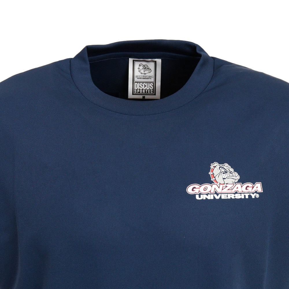 カレッジ（College）（メンズ）バスケットボールウェア UVカット プラシャツ GONZAGA CL8212009 NCAA Tシャツ ゴンザガ 練習着 冷感 速乾