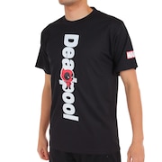 マーベル（MARVEL）（メンズ）バスケットボール ウェア UVカット キャラクター デッドプール 半袖 Tシャツ DS0212011  吸汗速乾 抗菌防臭 冷感