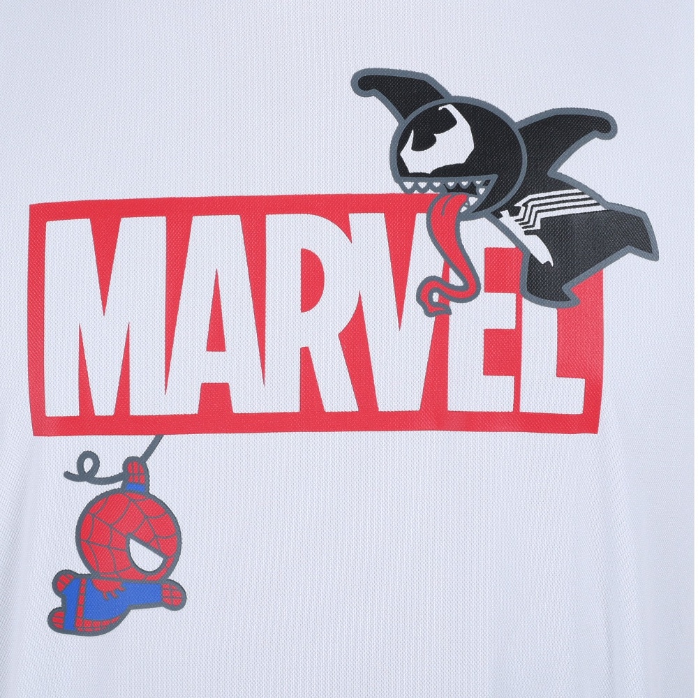 マーベル（MARVEL）（メンズ）バスケットボール ウェア UVカット キャラクター マーベル スパイダーマン&ヴェノム 半袖 Tシャツ DS0212012 吸汗速乾 冷感
