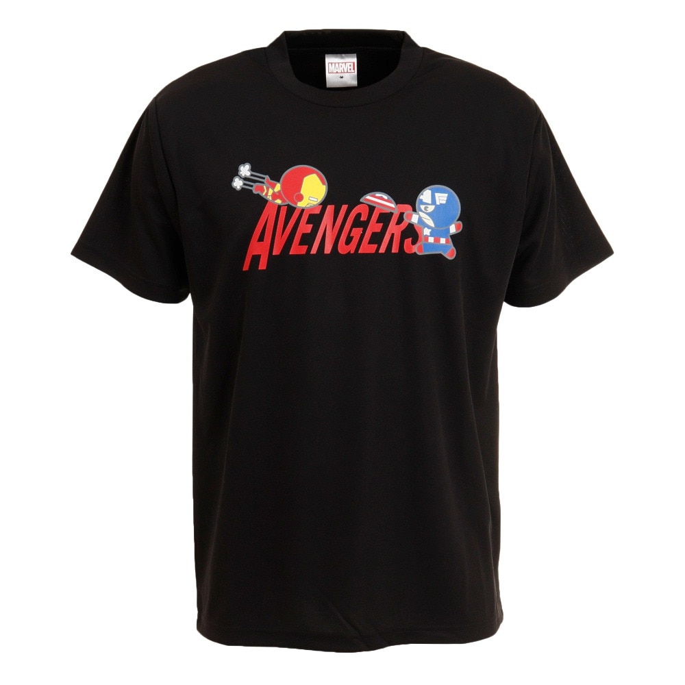 マーベル（MARVEL）（メンズ）バスケットボール ウェア UVカット キャラクター アベンジャーズ 半袖 Tシャツ DS0212013 吸汗速乾 抗菌防臭 冷感