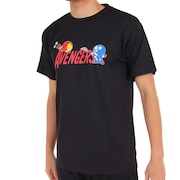 (メンズ)バスケットボール ウェア UVカット キャラクター アベンジャーズ 半袖 Tシャツ DS0212013 吸汗速乾 抗菌防臭 冷感