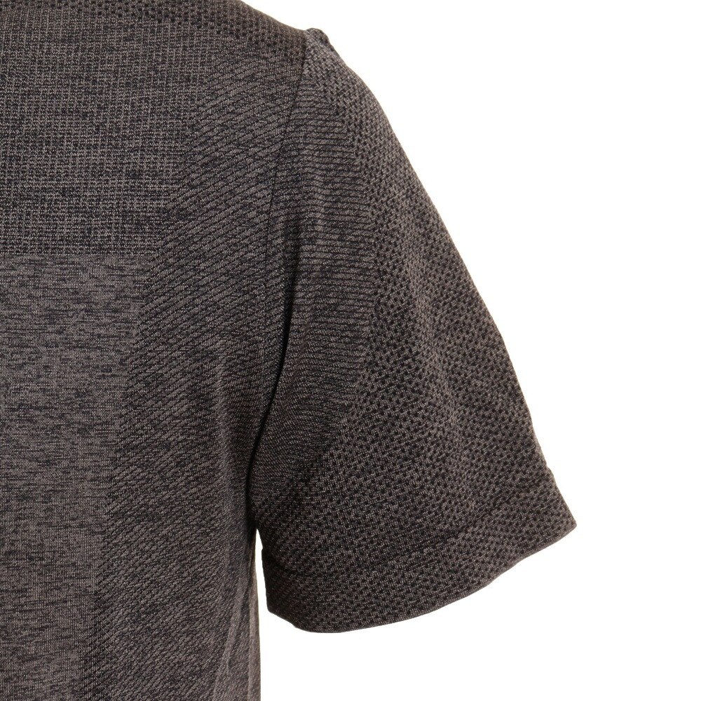 PG（メンズ）バスケットボールウェア 冷感 ジャガード半袖Tシャツ 751PG2TJ7100 BLK