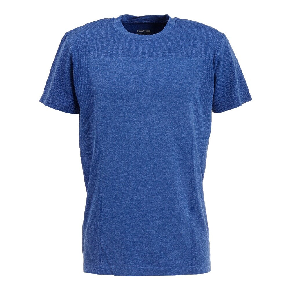 PG（メンズ）バスケットボールウェア ジャガード半袖Tシャツ 751PG2TJ7100 BLU