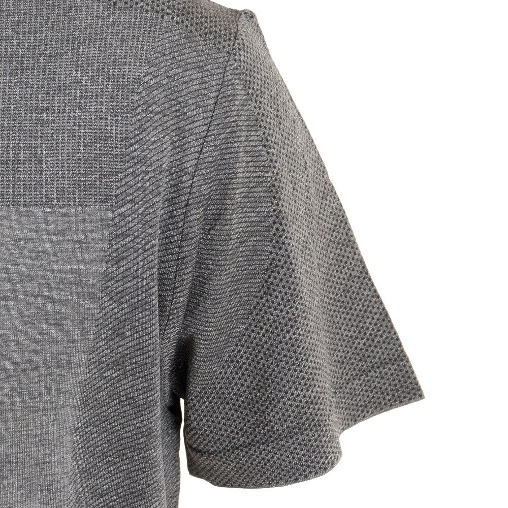 PG（メンズ）バスケットボールウェア 冷感 ジャガード半袖Tシャツ 751PG2TJ7100 GRY
