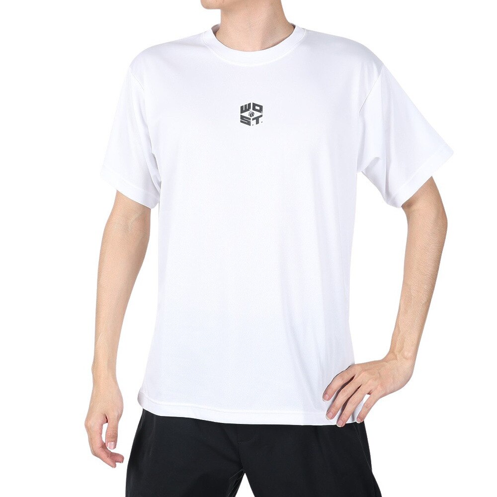 エックスティーエス（XTS）（メンズ）バスケットボールウェア ドライプラス メッセージＴシャツ 751G2ES7108 WHT