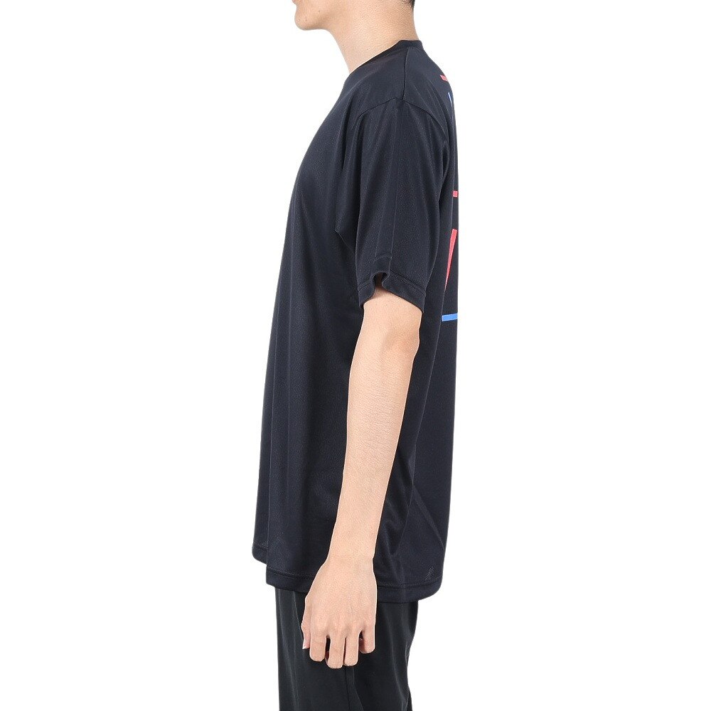 エックスティーエス（XTS）（メンズ）バスケットボールウェア ドライプラス メッセージＴシャツ 751G2ES7109 BLK
