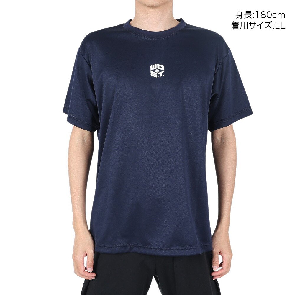 エックスティーエス（XTS）（メンズ）バスケットボールウェア ドライプラス 半袖Tシャツ 751G2ES7109 NVY