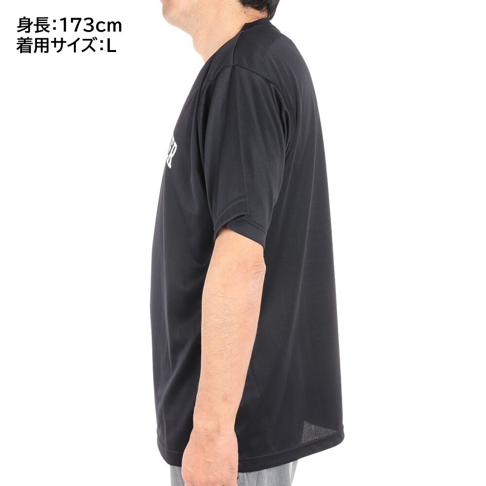 エックスティーエス（XTS）（メンズ）バスケットボールウェア ドライプラス 半袖Tシャツ 751G2ES7123 BLK