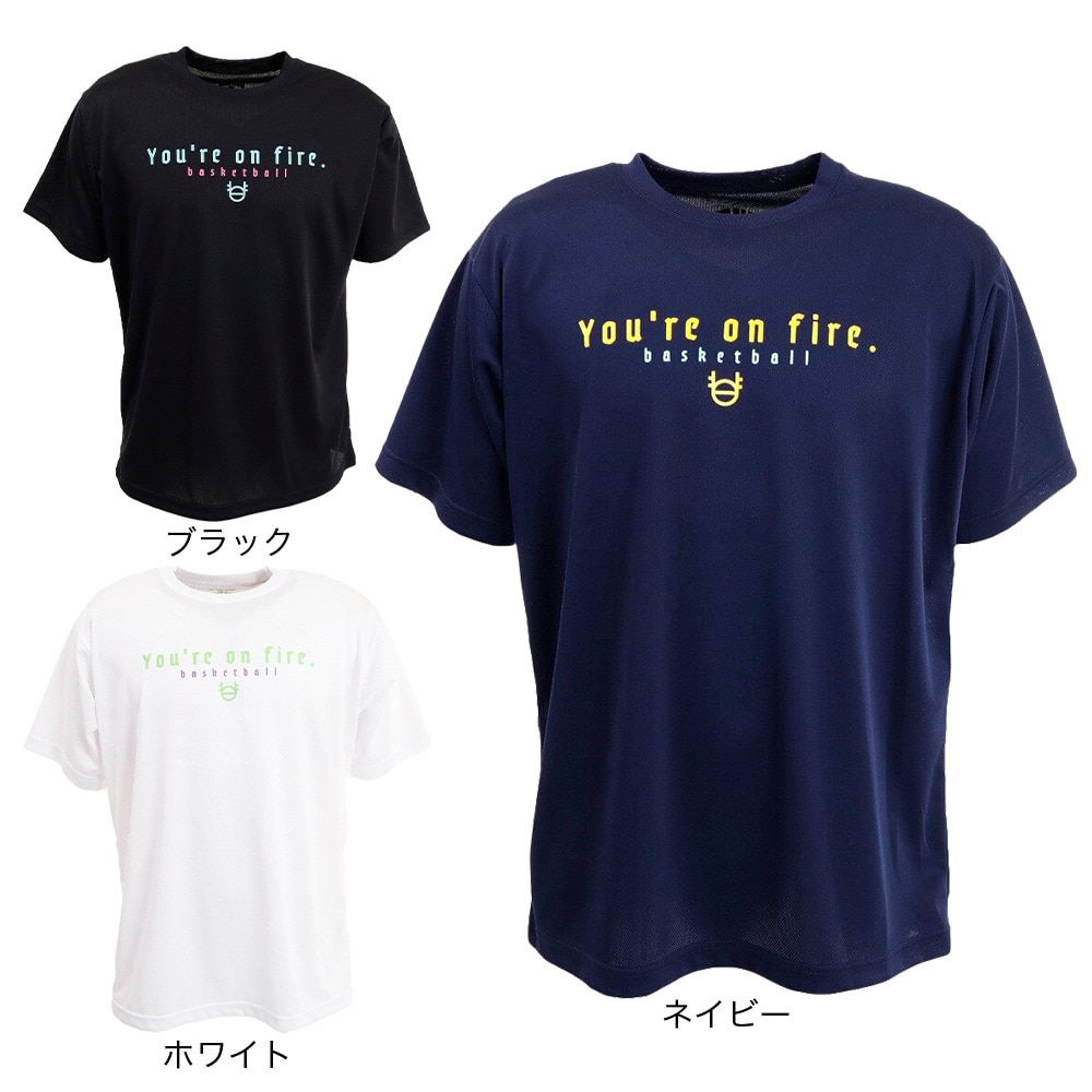 エックスティーエス（XTS）（メンズ）バスケットボールウェア ドライプラス メッセージＴシャツ 751G2ES7124 NVY