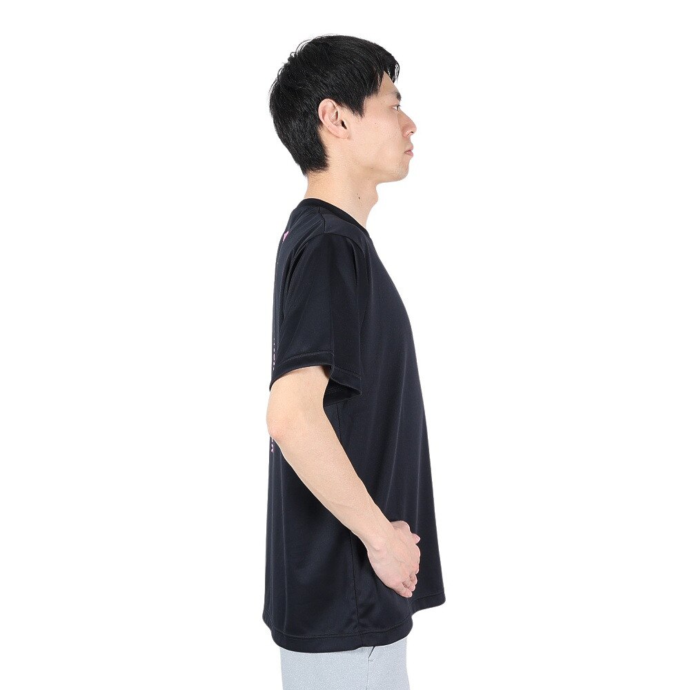 エックスティーエス（XTS）（メンズ）バスケットボールウェア ドライプラス Cheering gives us Tシャツ 751G2ES7125 BLK