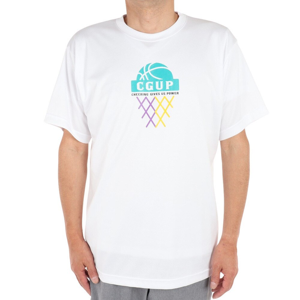 エックスティーエス（XTS）（メンズ）バスケットボールウェア ドライプラス Cheering gives us Tシャツ 751G2ES7125 WHT